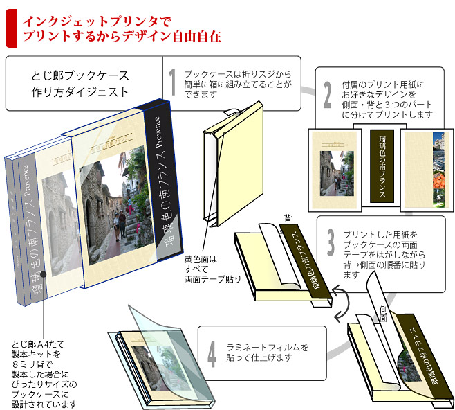 A4たてブックケースパーツ